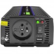 Qoltec Monolith power adapter/inverter Auto/Indoor 600 W Black Qoltec Monolith power adapter/inverter Auto/Indoor 600 W Black