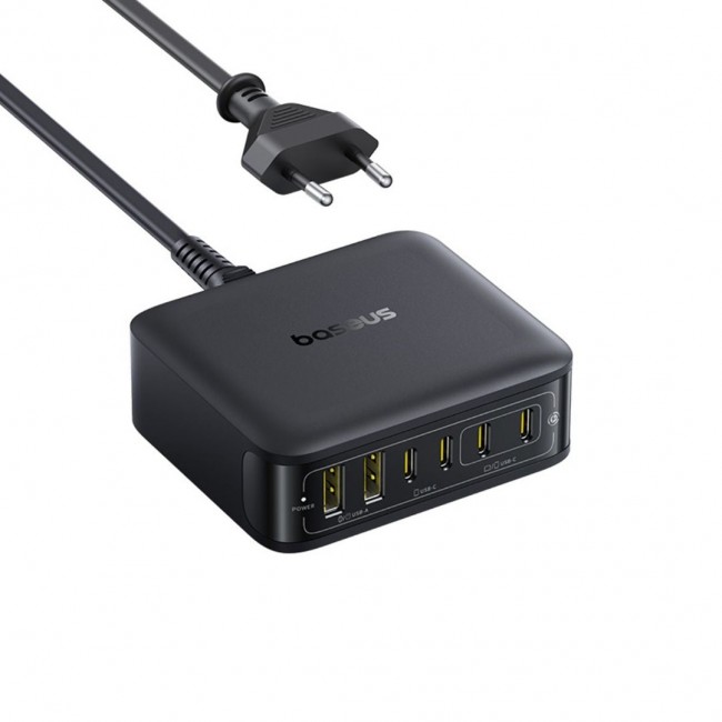 Baseus E0120T00 mobile device charger Universal Black AC Fast charging Indoor