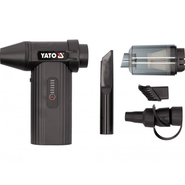 Mini Turbo Blower / Vacuum Cleaner with Accessories YT-82936 YATO