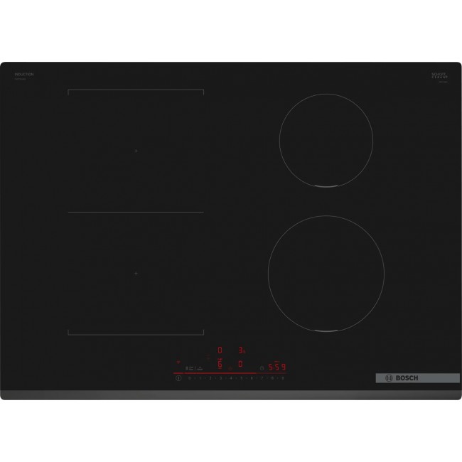 Bosch Serie 6 PVS731HB1E hob Black Built-in 70 cm Zone induction hob 4 zone(s)