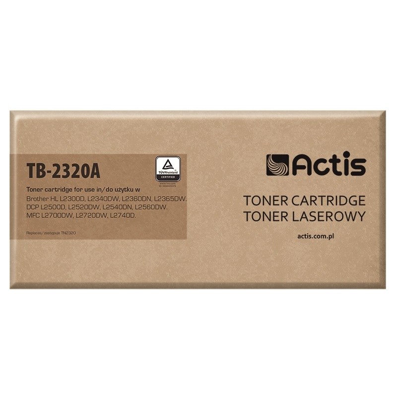 Actis TB-2320A Toner (replacement for Brother TN-2320, TN2320 Standard 2600 pages black)