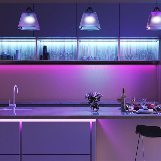 LED strip V-TAC Set SMART WiFi RGB+CCT IP65 ALEXA GOOGLE HOME VT-5050 90-EU LED strip V-TAC Set SMART WiFi RGB+CCT IP65 ALEXA GOOGLE HOME VT-5050 90-EU