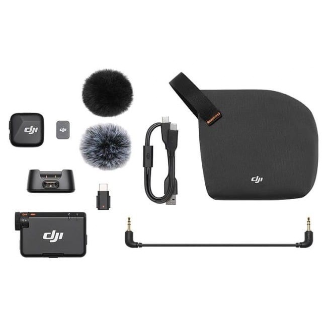 DJI Mic Mini Mounted camera receiver Black DJI Mic Mini Mounted camera receiver Black