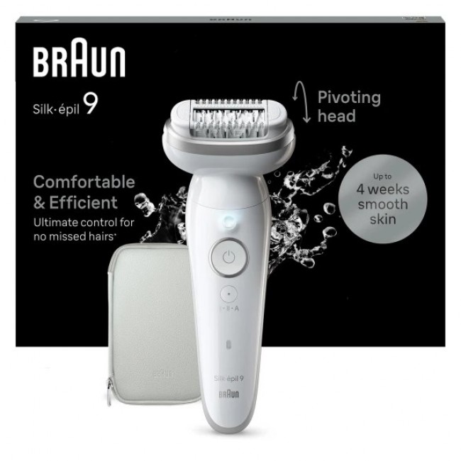 Braun Silk- pil 9 BR2-225328 epilator 40 tweezers Grey, White Braun Silk- pil 9 BR2-225328 epilator 40 tweezers Grey, White