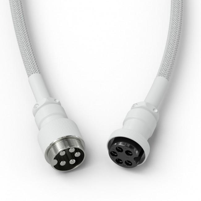 Glorious Gaming Glorious GMMK Coiled Cable Ghost White Glorious Gaming Glorious GMMK Coiled Cable Ghost White