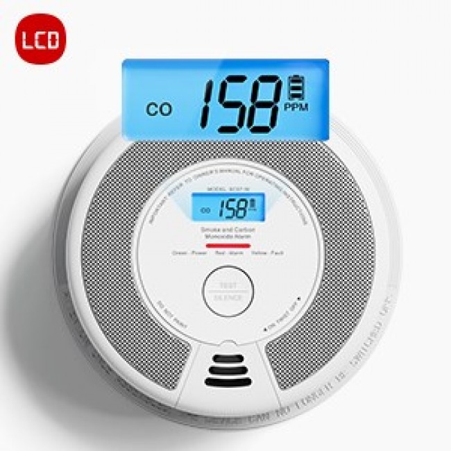 X-Sense SC07-W smoke detector Carbon monoxide detector Interconnectable Wireless X-Sense SC07-W smoke detector Carbon monoxide detector Interconnectable Wireless