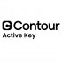 Contour Design Active Key AK-C8100F-FUS-W/GE keyboard Medical RF Wireless QWERTZ German White