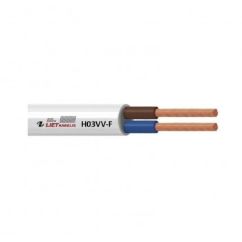 CABLE H03VV-F 3X0.75 WHITE 50M