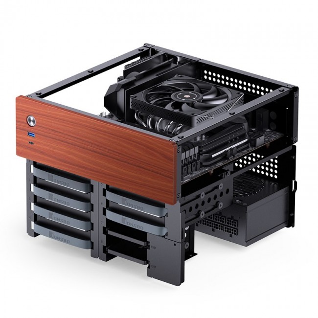 Jonsbo N4 NAS Enclosure - black