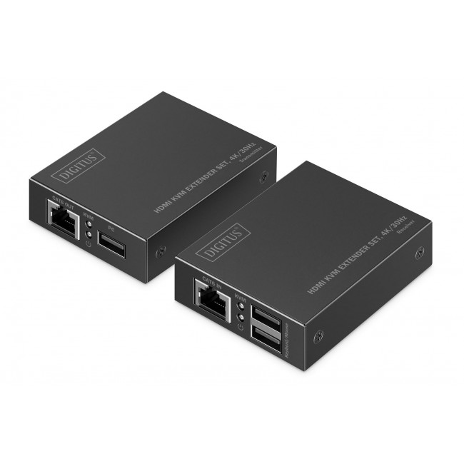 Digitus HDMI KVM Extender Set, 4K/30Hz