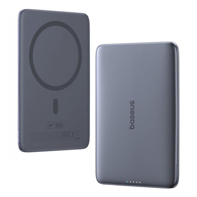 Baseus PicoGo Ultra-Slim 5000 mAh Wireless charging Grey