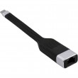 Techly ICOC USBC-RJ45 networking cable Black 0.144 m