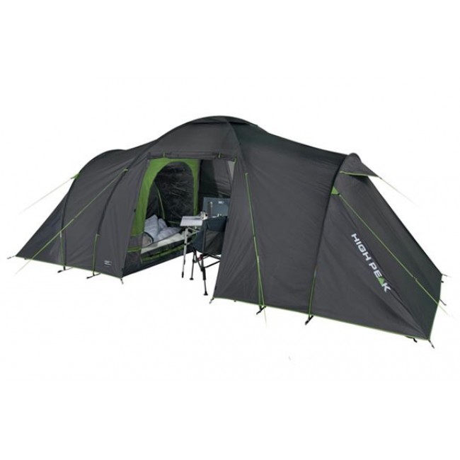 High Peak Como 4.0 Green, Grey Vis-a-vis tent