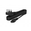 Conceptronic OZUL03BUK 100W GaN Desktop USB PD Charger, Built-in USB-C Cable, UK plug