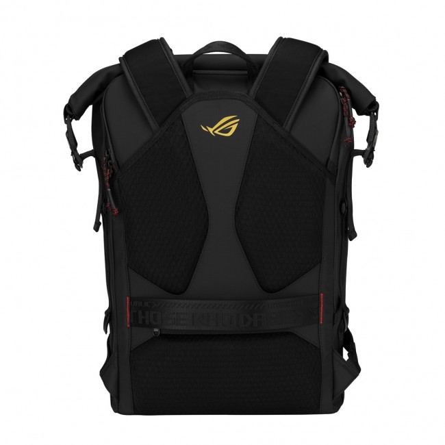 ASUS ROG SLASH Edition 20 backpack Roll top backpack Black Polyester, PU leather