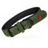 ZOLUX Komfort Leather, green color dog collar 35 cm