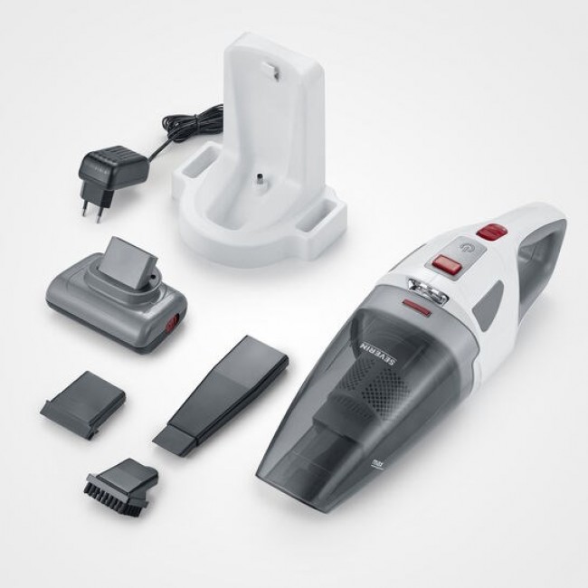 Severin HV 7146 stick vacuum/electric broom Battery Dry&wet UltraFine 120 W Grey, Red, White 2.2 Ah