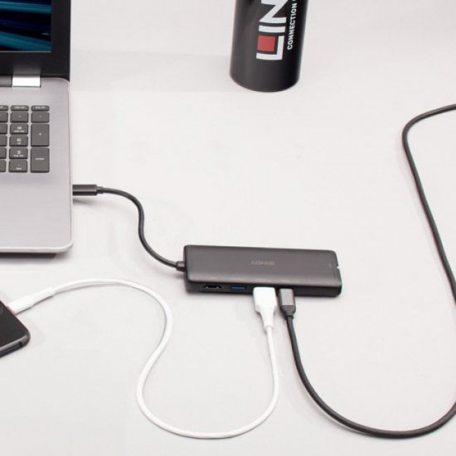 Lindy DST-Mini USB-C Laptop Mini Docking Station with 4K Support and 100W Pass-Through Charging Lindy DST-Mini USB-C Laptop Mini Docking Station with 4K Support and 100W Pass-Through Charging