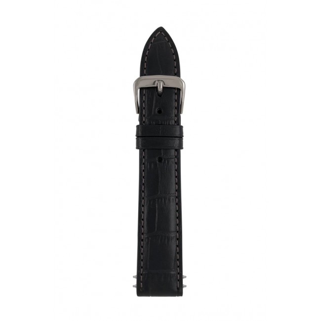 Zeppelin leather strap black, 20 mm Zeppelin leather strap black, 20 mm