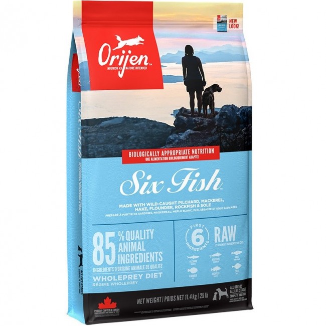 ORIJEN Six Fish - dry dog food - 11,4kg ORIJEN Six Fish - dry dog food - 11,4kg