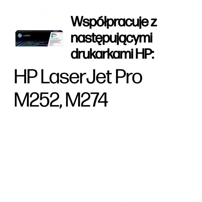 HP 201A Cyan Original LaserJet Toner Cartridge HP 201A Cyan Original LaserJet Toner Cartridge