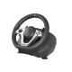 GENESIS Seaborg 400 Black, Silver USB Steering wheel + Pedals Nintendo Switch, PC, PlayStation 4, Playstation 3, Xbox 360, Xbox One, Xbox One S, Xbox One X