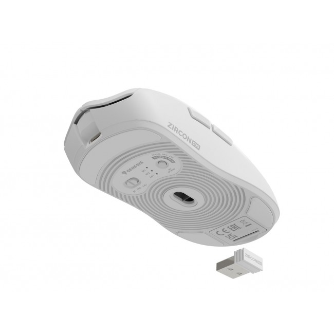 GENESIS Zircon 500 mouse Gaming Right-hand RF Wireless + Bluetooth + USB Type-C Optical 10000 DPI GENESIS Zircon 500 mouse Gaming Right-hand RF Wireless + Bluetooth + USB Type-C Optical 10000 DPI
