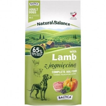 BALTICA Natural & Balance Lamb M/L dry dog food 3 kg