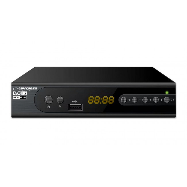 Esperanza EV106P TV set-top box Cable Black