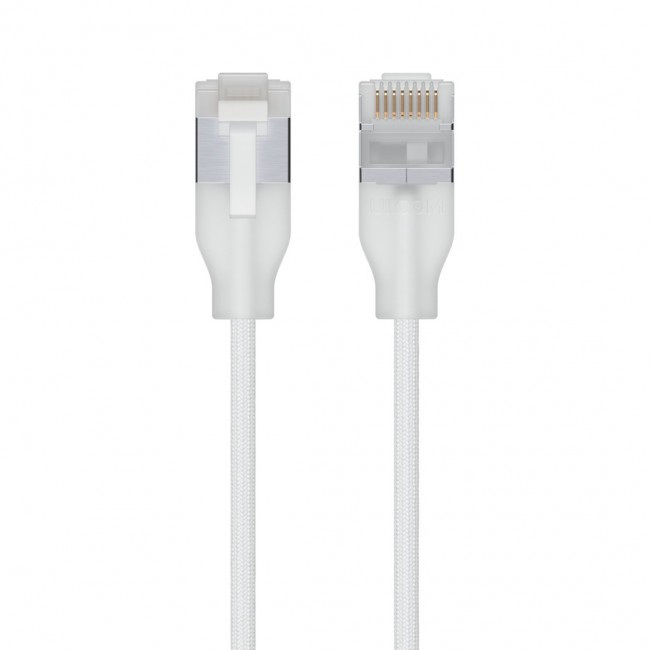 Ubiquiti UACC-Cable-Patch-EL-C6A-15M-W networking cable Translucent, White Cat6a Ubiquiti UACC-Cable-Patch-EL-C6A-15M-W networking cable Translucent, White Cat6a