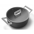 Smeg CSF2412BLM multi pot Black Aluminium, Stainless steel 5.4 L 24 cm