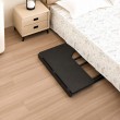 Maclean Folding Desk, Black, Mobile, 100x65 cm, max. 50 kg, Corner, L-Shaped, MC-1250 L/B