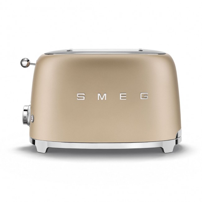 Smeg 50's Style Toaster TSF01CHMEU Champagne