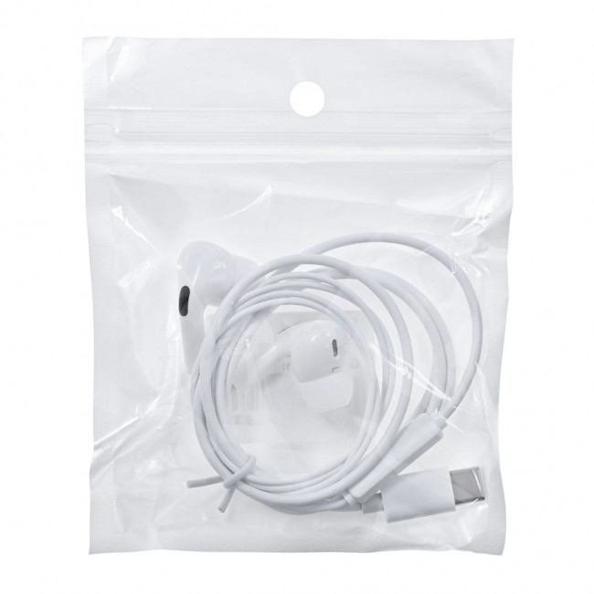 Activejet Wired Headphones Type C White Activejet Wired Headphones Type C White