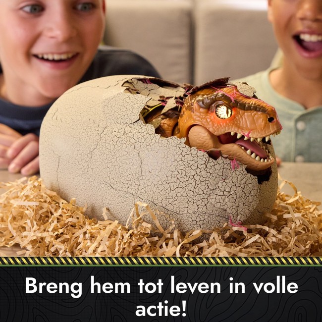 Jurassic World Primal Hatch Interactive Toy Dinosaur & Egg, Hatch & Train your own Baby Dino with 100+ Sounds & Reactions, Kids Toys for Boys & Girls Aged 5 & Up