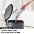 Samsung VS15A60AGR5 stick vacuum/electric broom 2-in-1 stick vacuum Battery Dry HEPA Bagless 150 W Silver