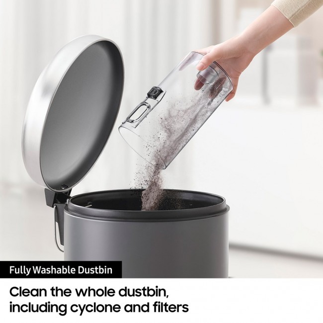 Samsung VS15A60AGR5 stick vacuum/electric broom 2-in-1 stick vacuum Battery Dry HEPA Bagless 150 W Silver