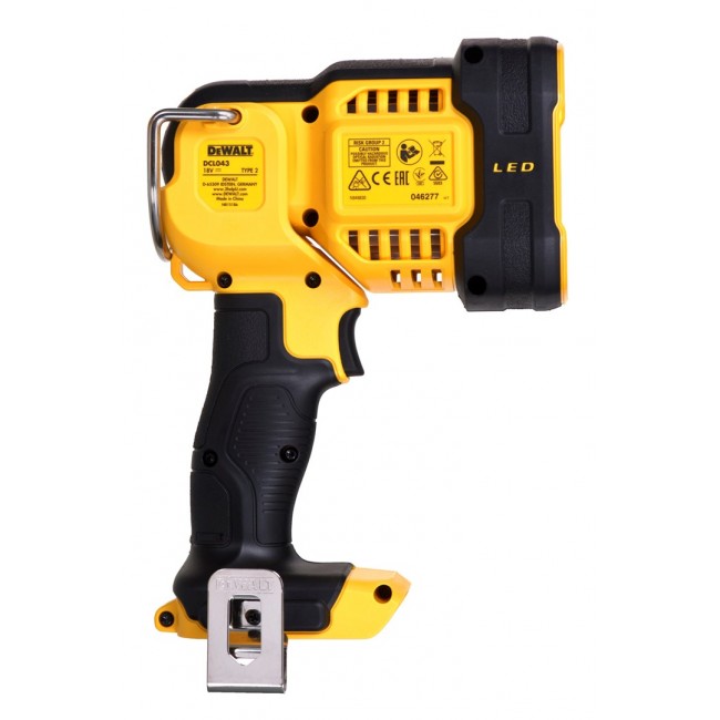 DeWALT DCL043-XJ work light Black, Yellow LED