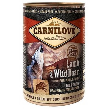 CARNILOVE Into the Wild Lamb&Wild Boar - Wet dog food - 400 g