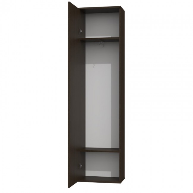 Topeshop DUO SZAFKA CZER bedroom wardrobe/closet 2 shelves 1 door(s) Black