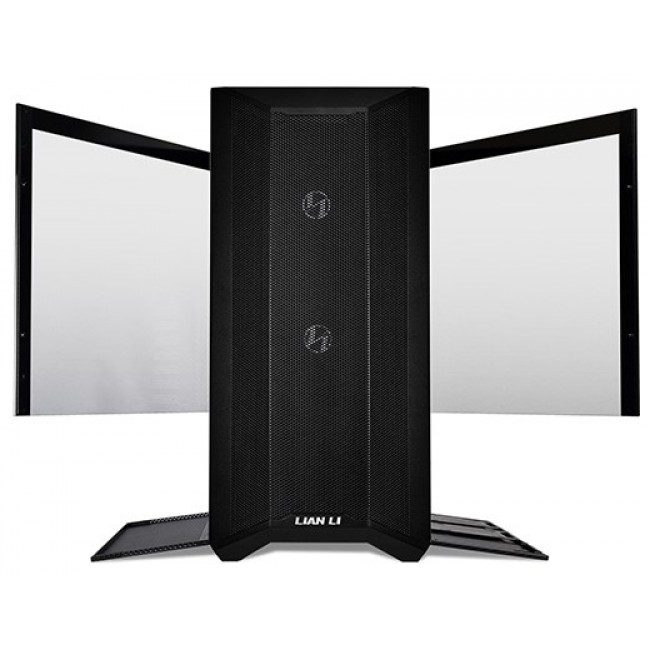 Lian Li LANCOOL II Mesh C Performance Midi-Tower, Tempered Glass - black