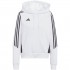 adidas Tiro 24 Hooded Women's Sweatshirt White IR7508