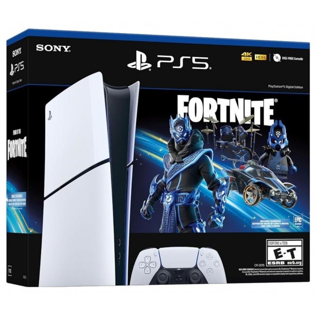Sony Playstation 5 Digital Edition Slim + Fortnite Sony Playstation 5 Digital Edition Slim + Fortnite