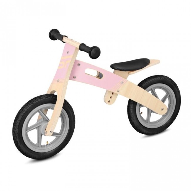 Spokey Woo Ride Duo 940904 - Running bike, grey-pink Spokey Woo Ride Duo 940904 - Running bike, grey-pink