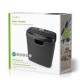 Nedis PASH112BKA4 paper shredder Strip shredding 22 cm Black