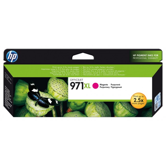 HP 971XL High Yield Magenta Original Ink Cartridge HP 971XL High Yield Magenta Original Ink Cartridge
