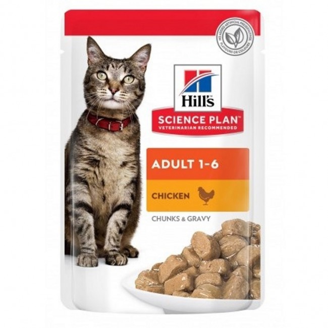 HILL'S Science Plan Adult with chicken - wet cat food - 85g HILL'S Science Plan Adult with chicken - wet cat food - 85g