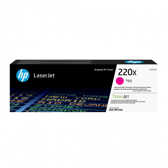 HP 220X Magenta Original LaserJet Toner Cartridge HP 220X Magenta Original LaserJet Toner Cartridge