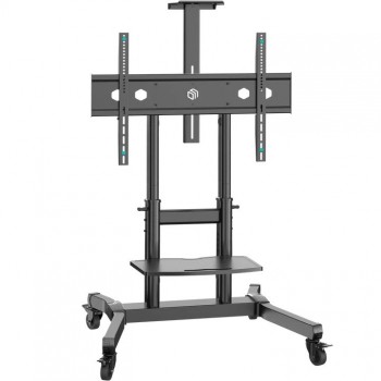 ONKRON TS1891-B Mobile tilting stand for TVs 50 -90 , max. 100 kg, black