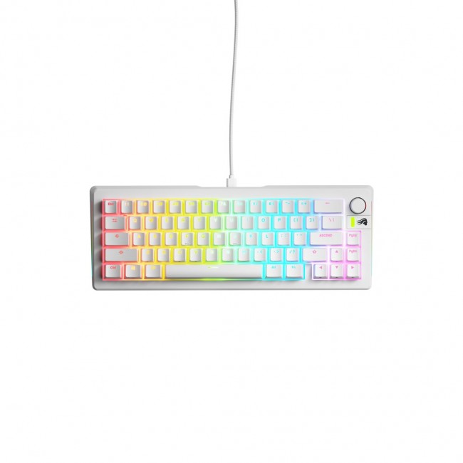Glorious PC Gaming Race GMMK 3 Prebuilt keyboard USB QWERTY US English White